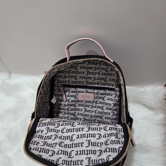 Juicy Couture Black and Pink Backpack - Picture 5 of 5
